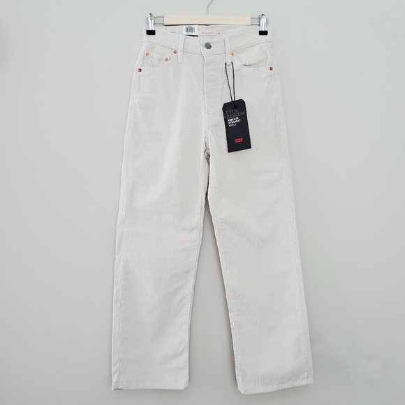 NWT Levi’s Ribcage Straight Ankle Corduroy Pants - Picture 8 of 8